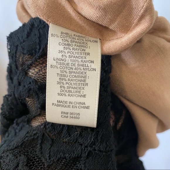 Rebecca Taylor Floral Lace Black Dress Size 6 - Picture 14 of 16